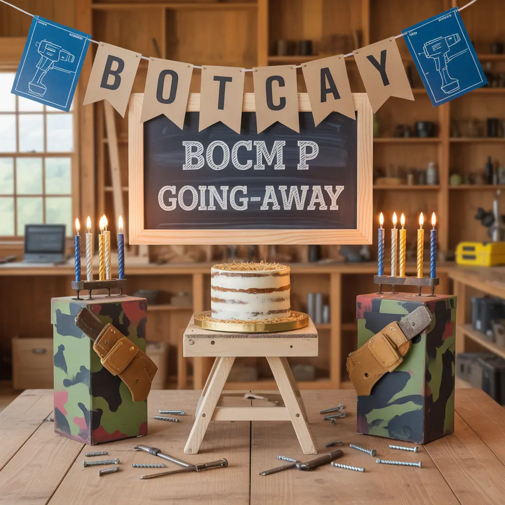 boot camp going away party themes