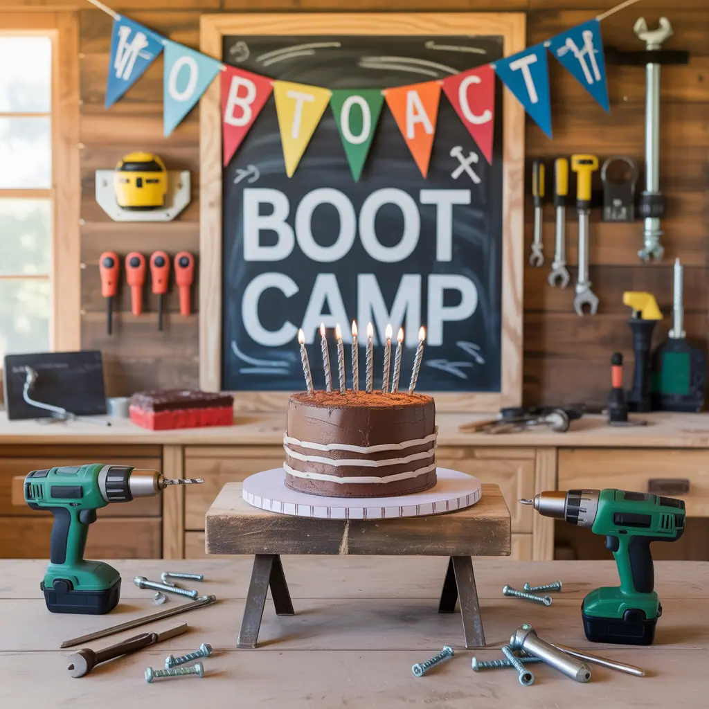 boot camp going away party themes