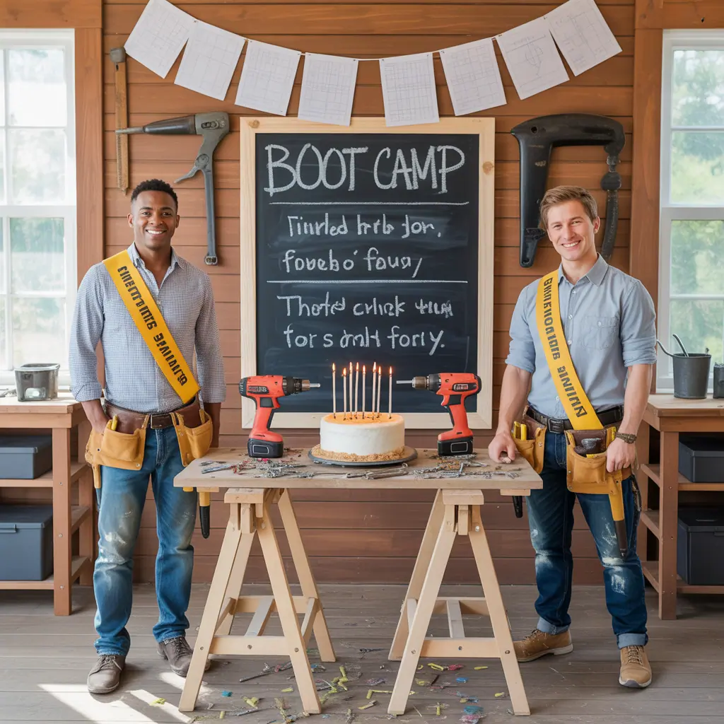 boot camp going away party themes