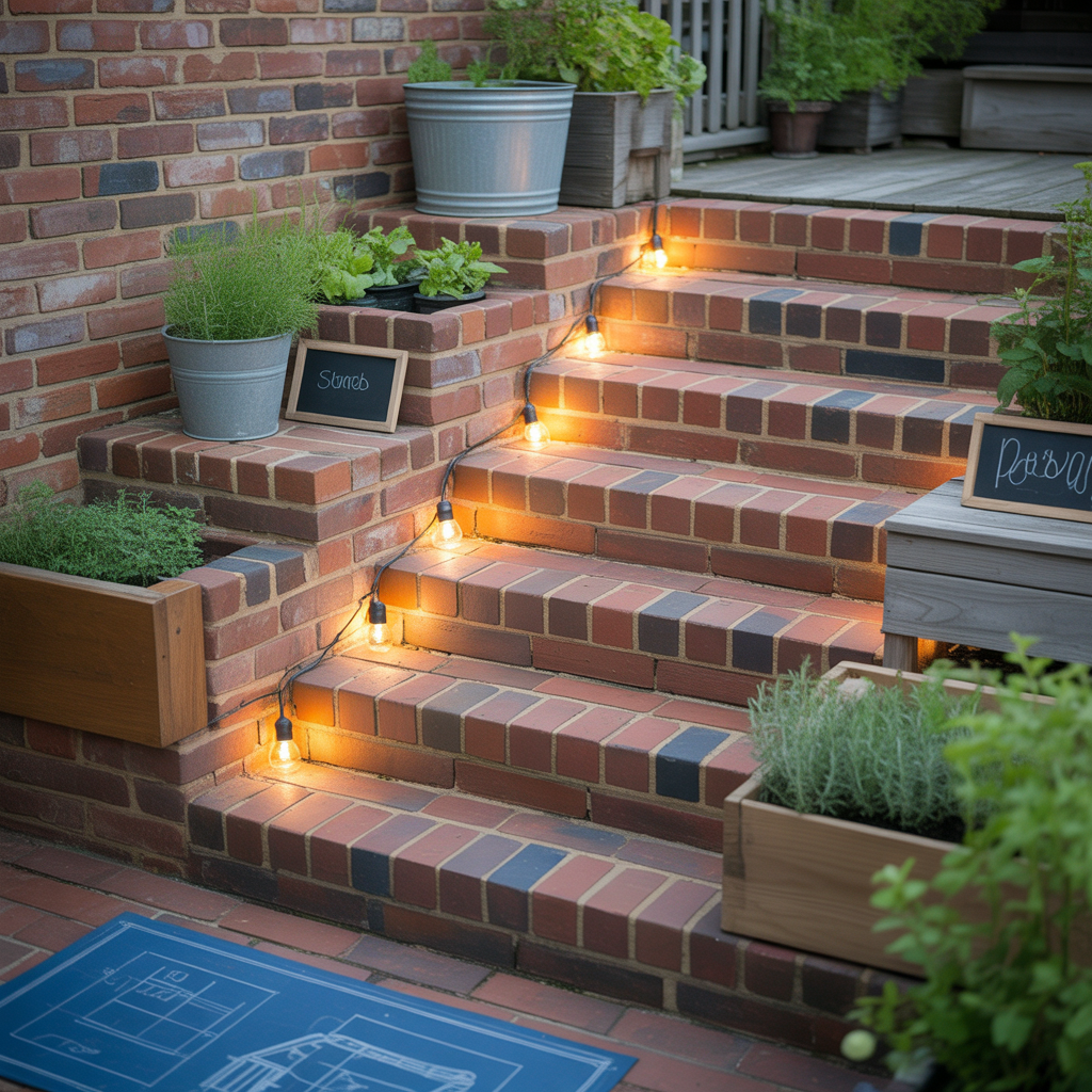 brick steps ideas