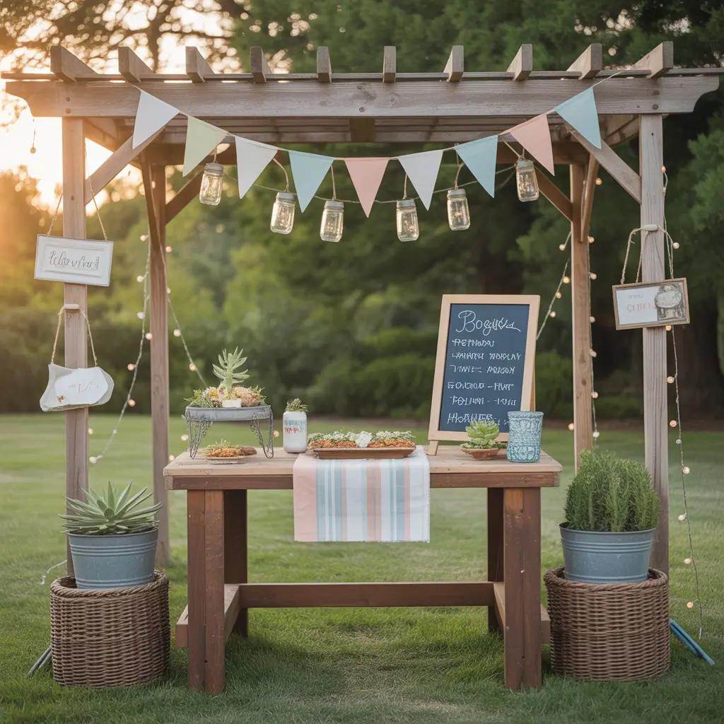 bridal shower ideas outdoor