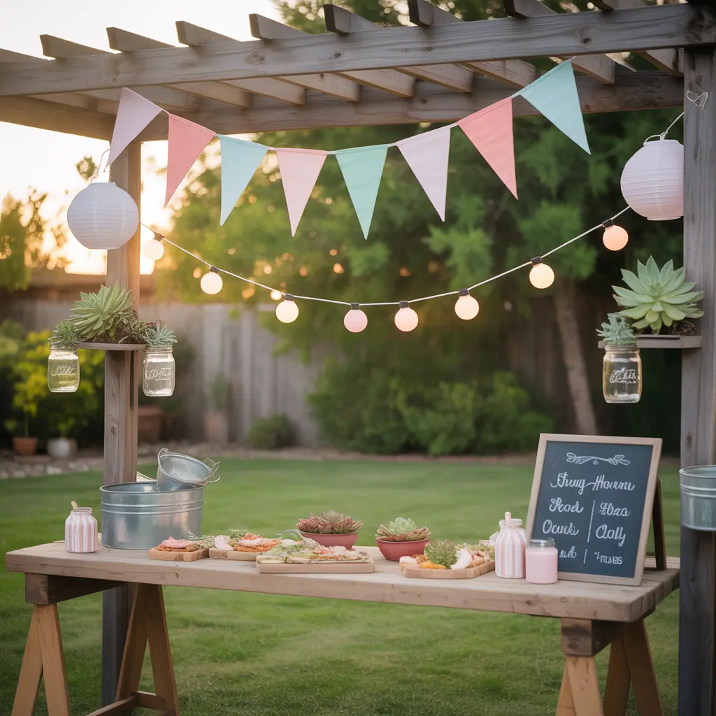 bridal shower ideas outdoor