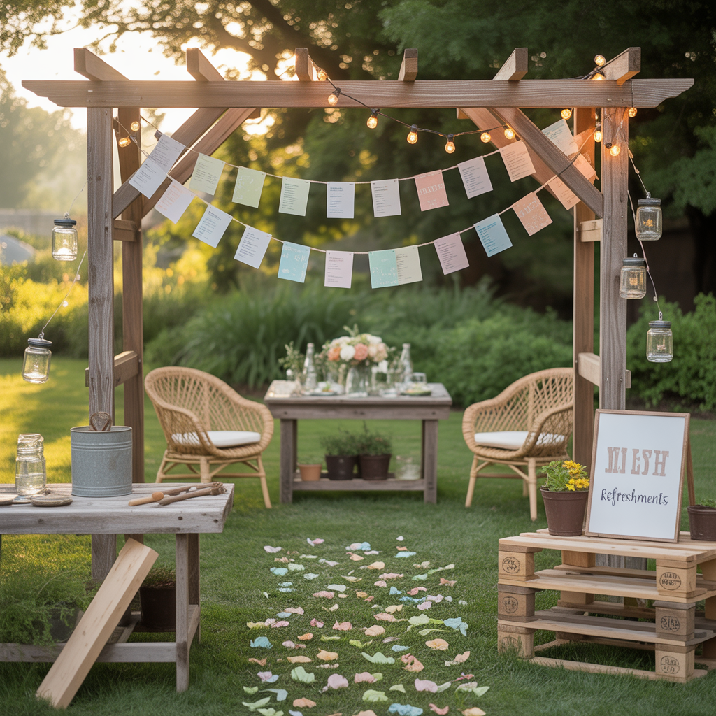 bridal shower ideas outdoor