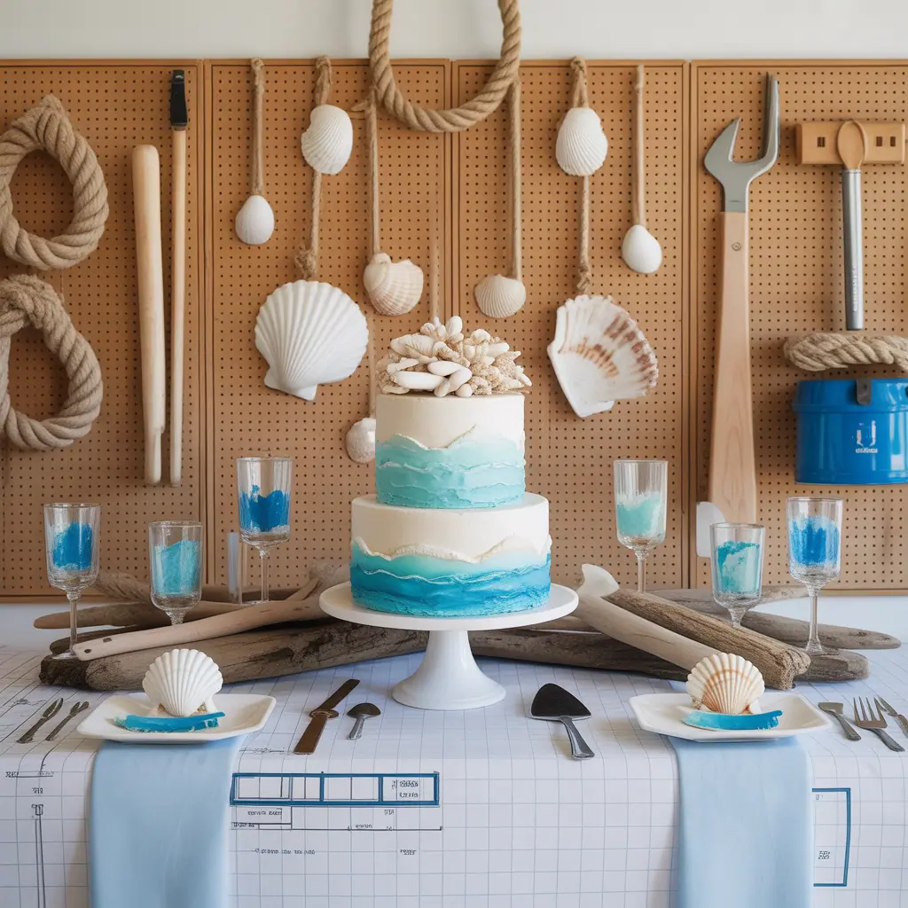 bridal shower ocean themed ideas