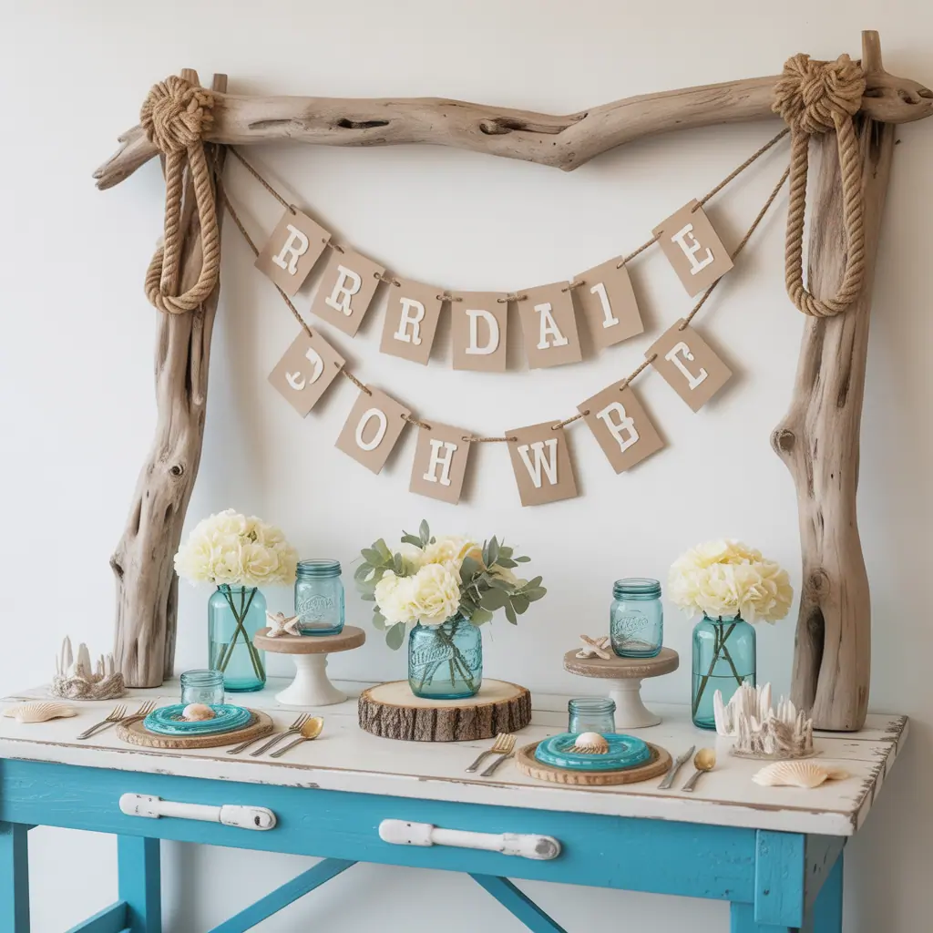 bridal shower ocean themed ideas