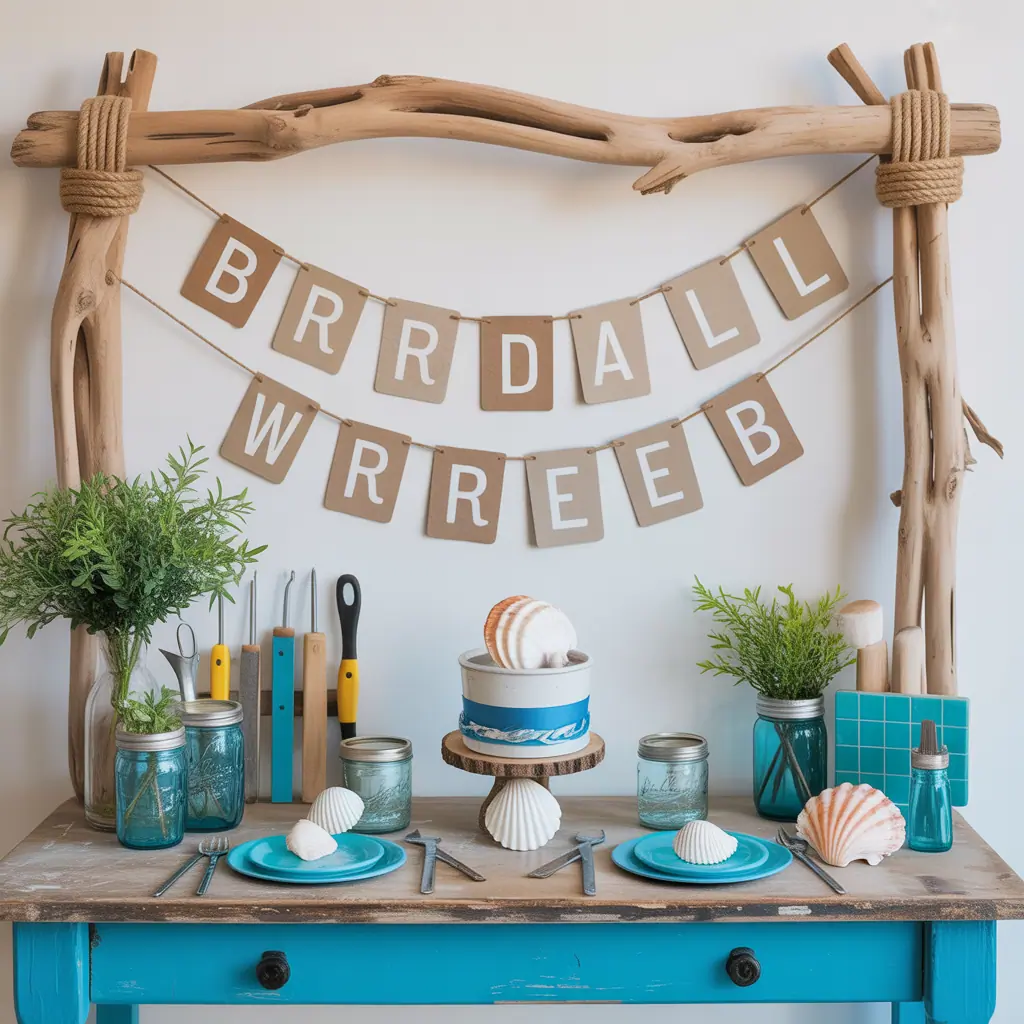bridal shower ocean themed ideas