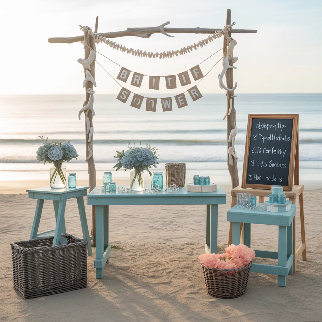 bridal shower ocean themed ideas