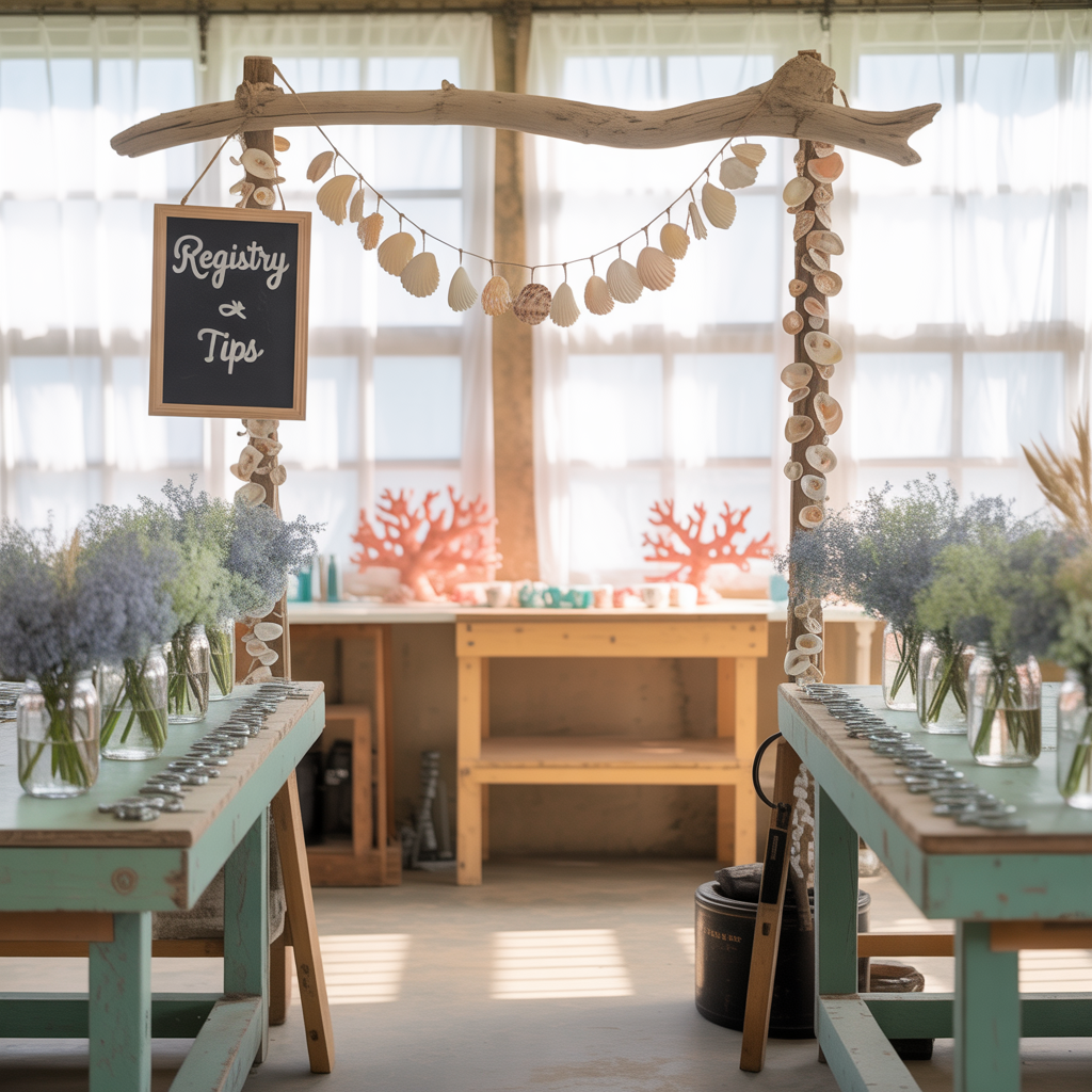 bridal shower ocean themed ideas