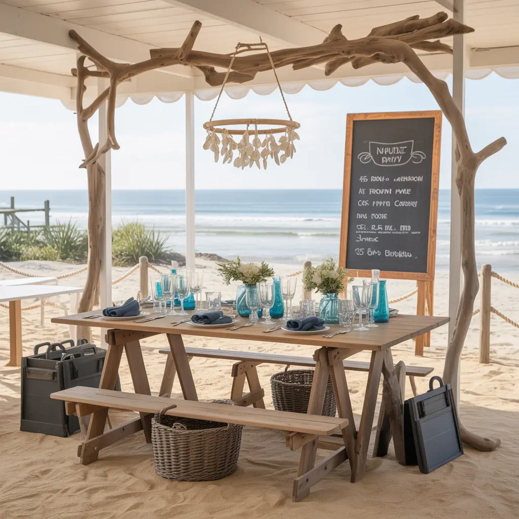 bridal shower ocean themed ideas