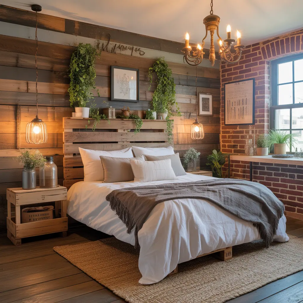budget rustic bedroom ideas