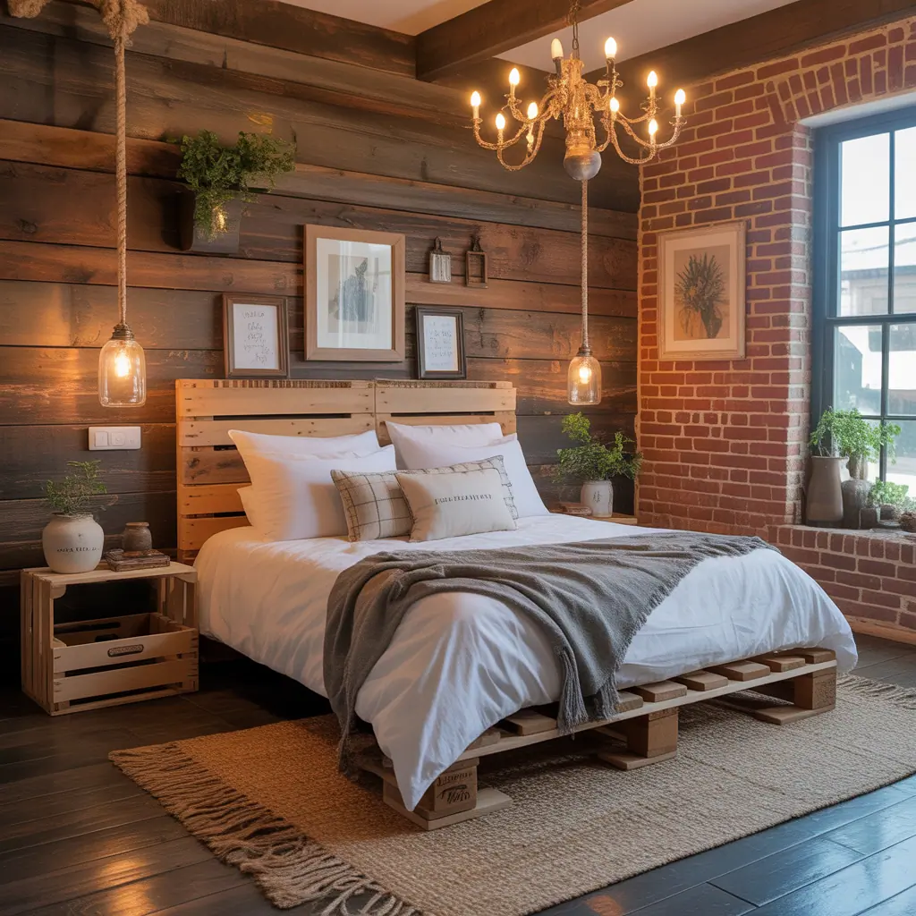 budget rustic bedroom ideas