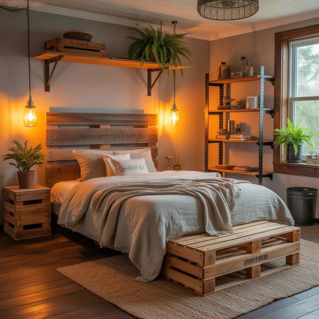 budget rustic bedroom ideas