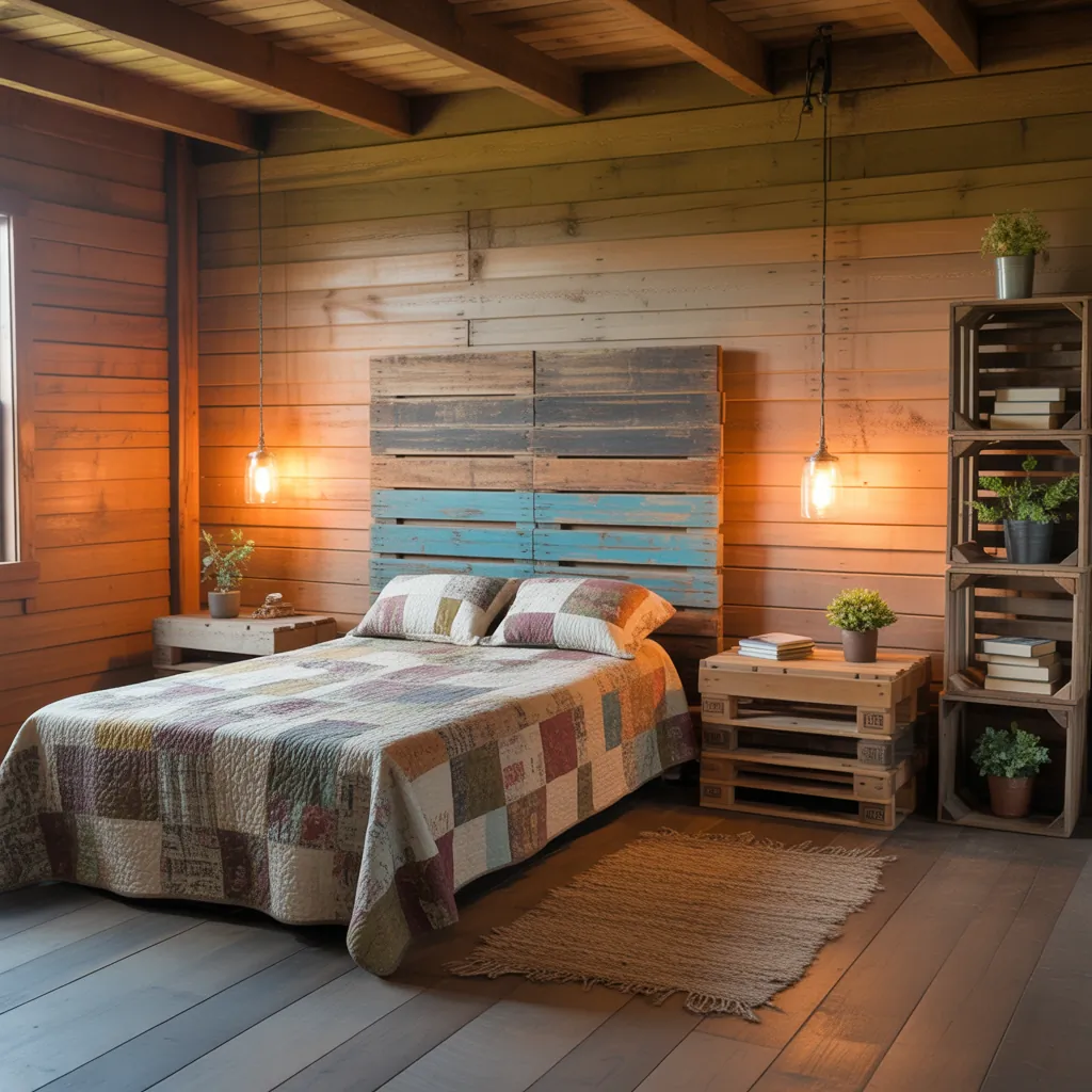 budget rustic bedroom ideas