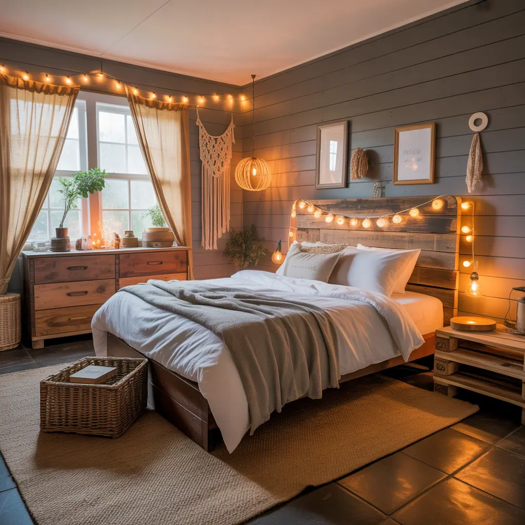 budget rustic bedroom ideas