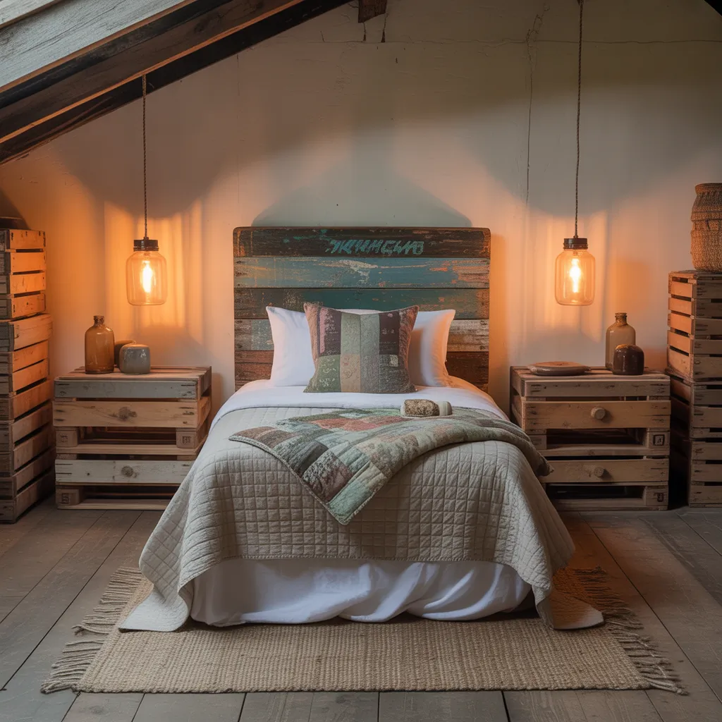 budget rustic bedroom ideas