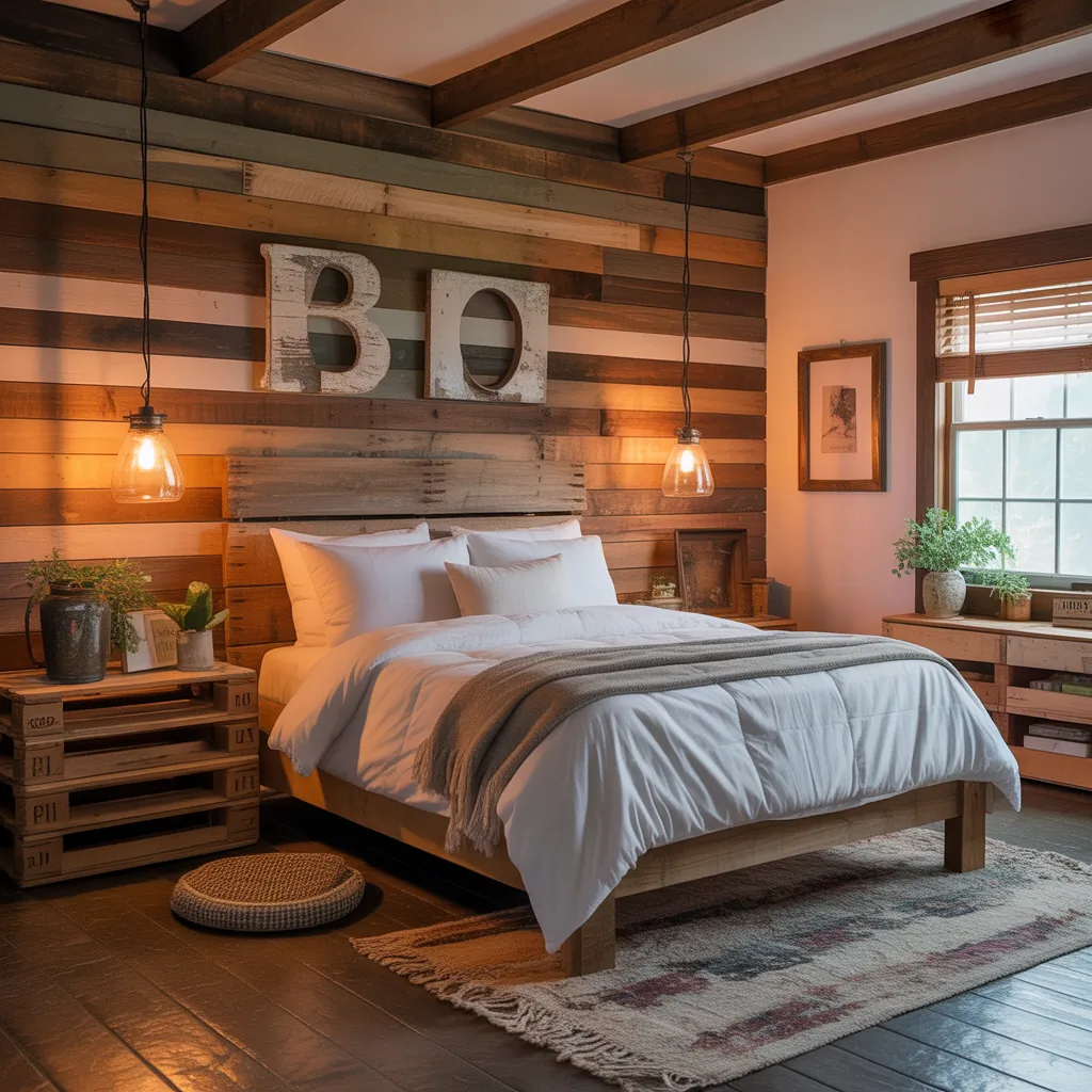 budget rustic bedroom ideas