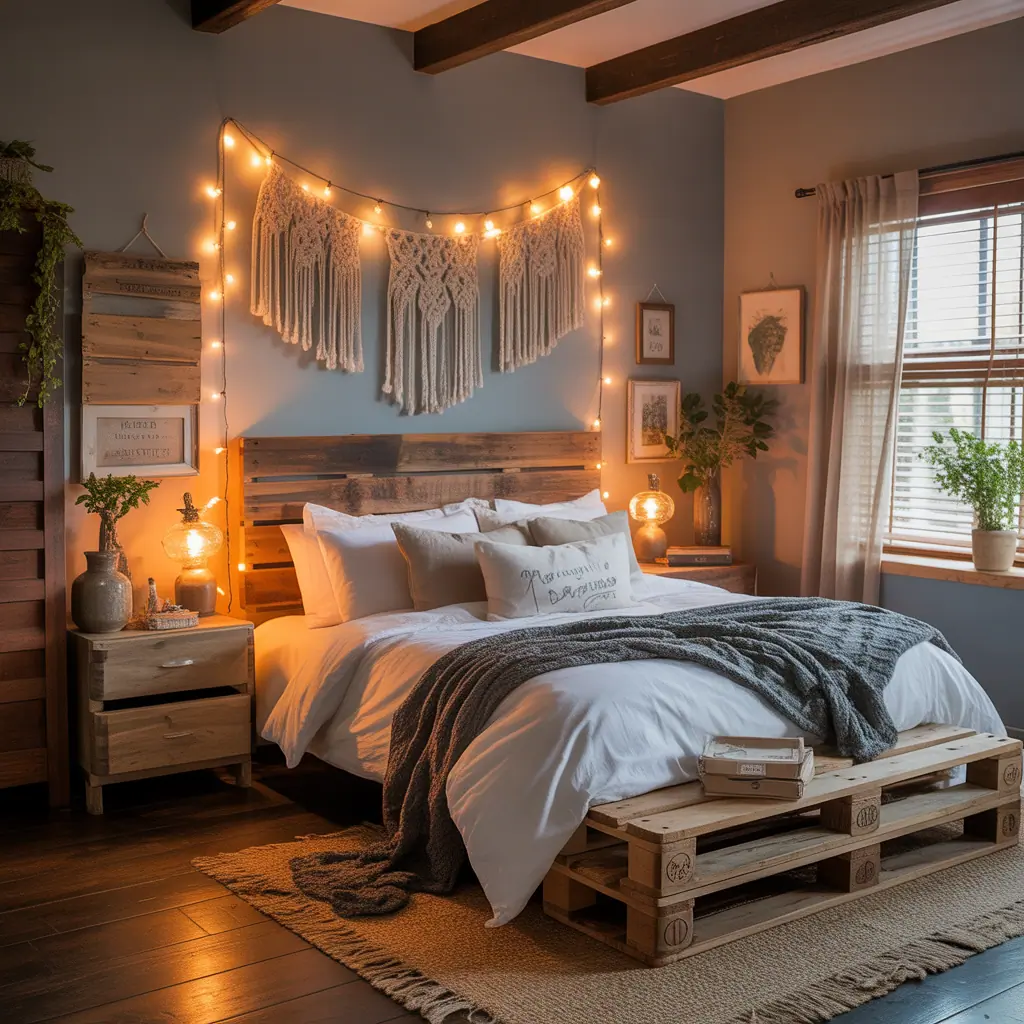 budget rustic bedroom ideas
