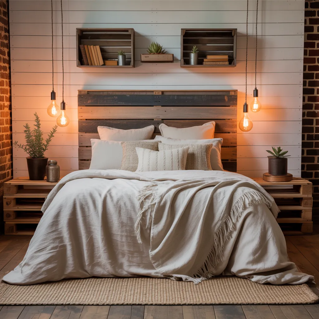 budget rustic bedroom ideas