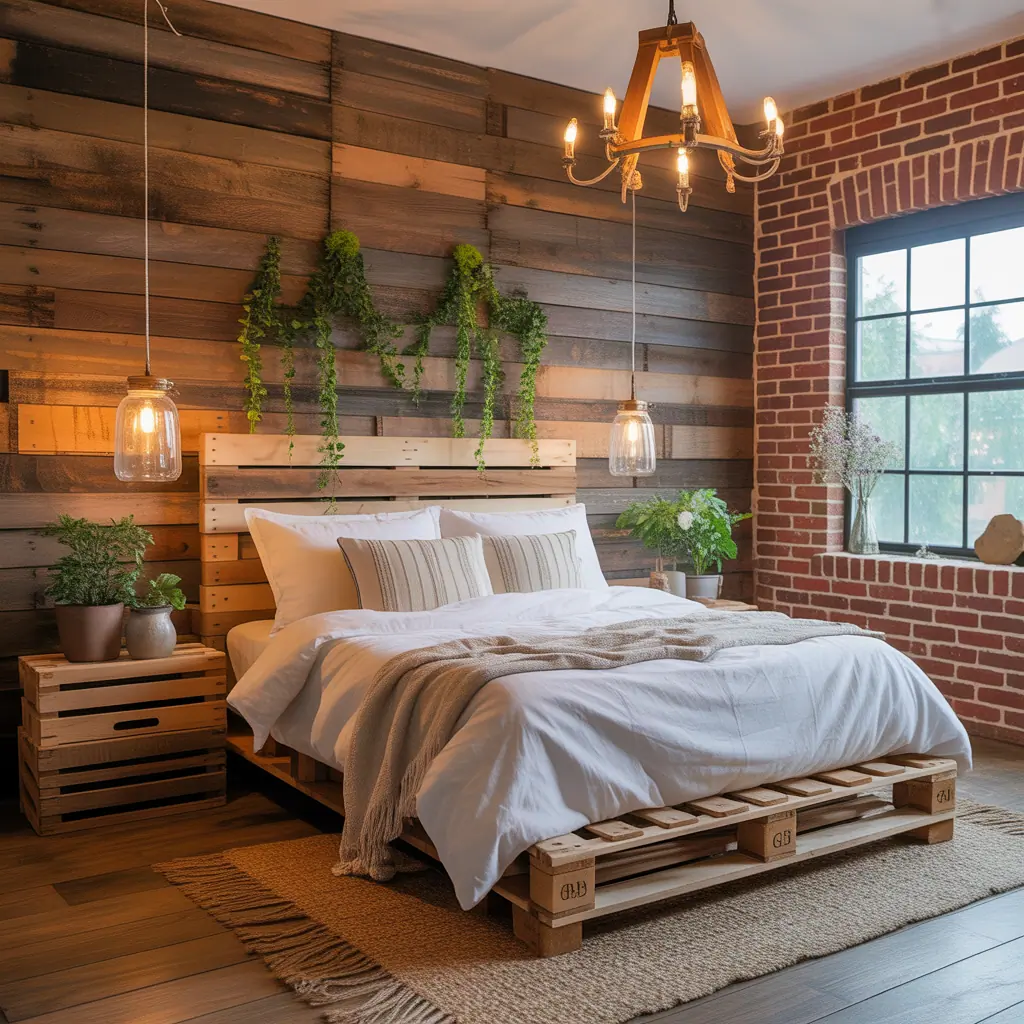 budget rustic bedroom ideas