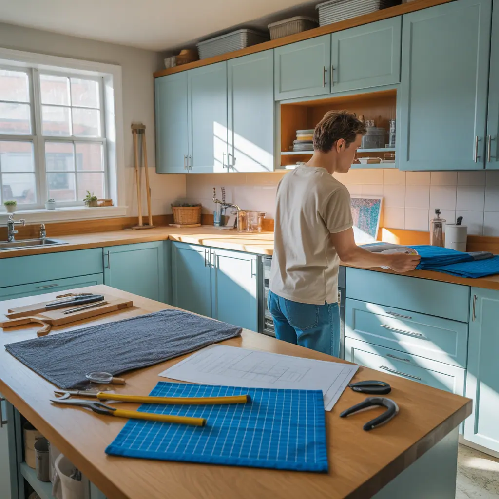 cabinet ideas pool towel