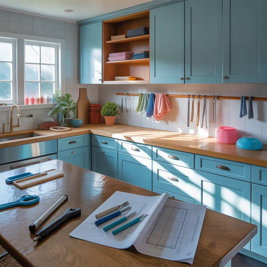 cabinet ideas pool towel