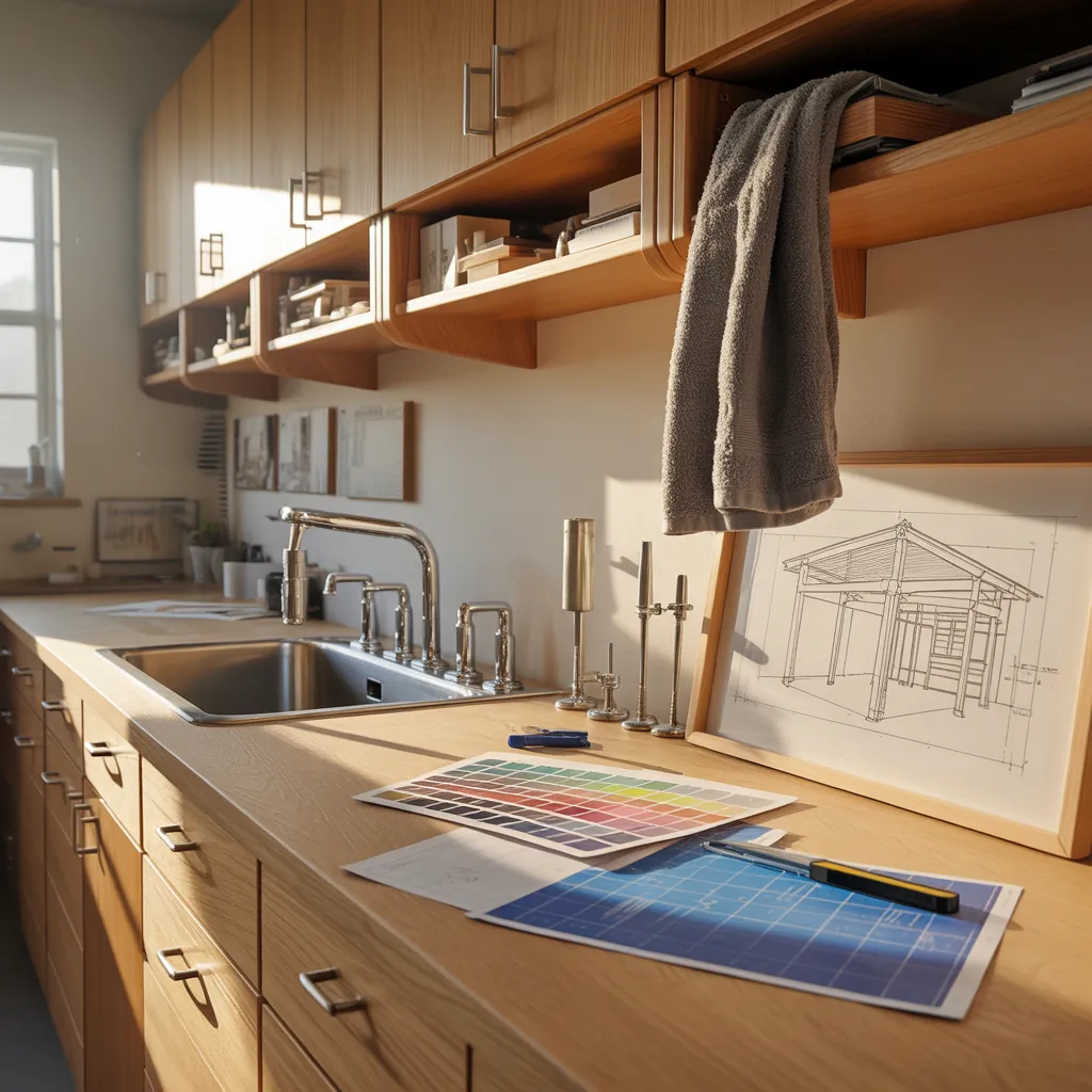 cabinet ideas pool towel