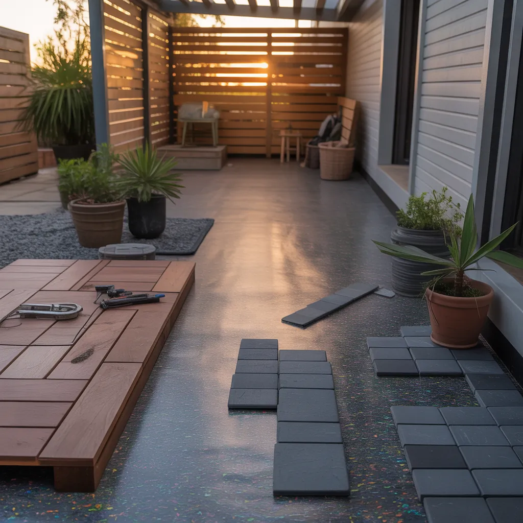 carport floor covering ideas