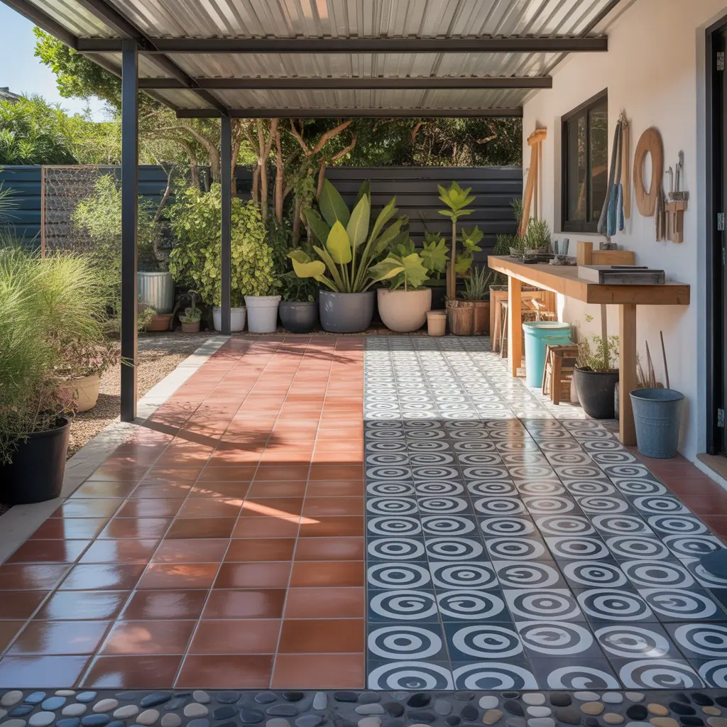 carport floor covering ideas