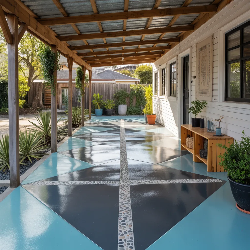 carport floor covering ideas