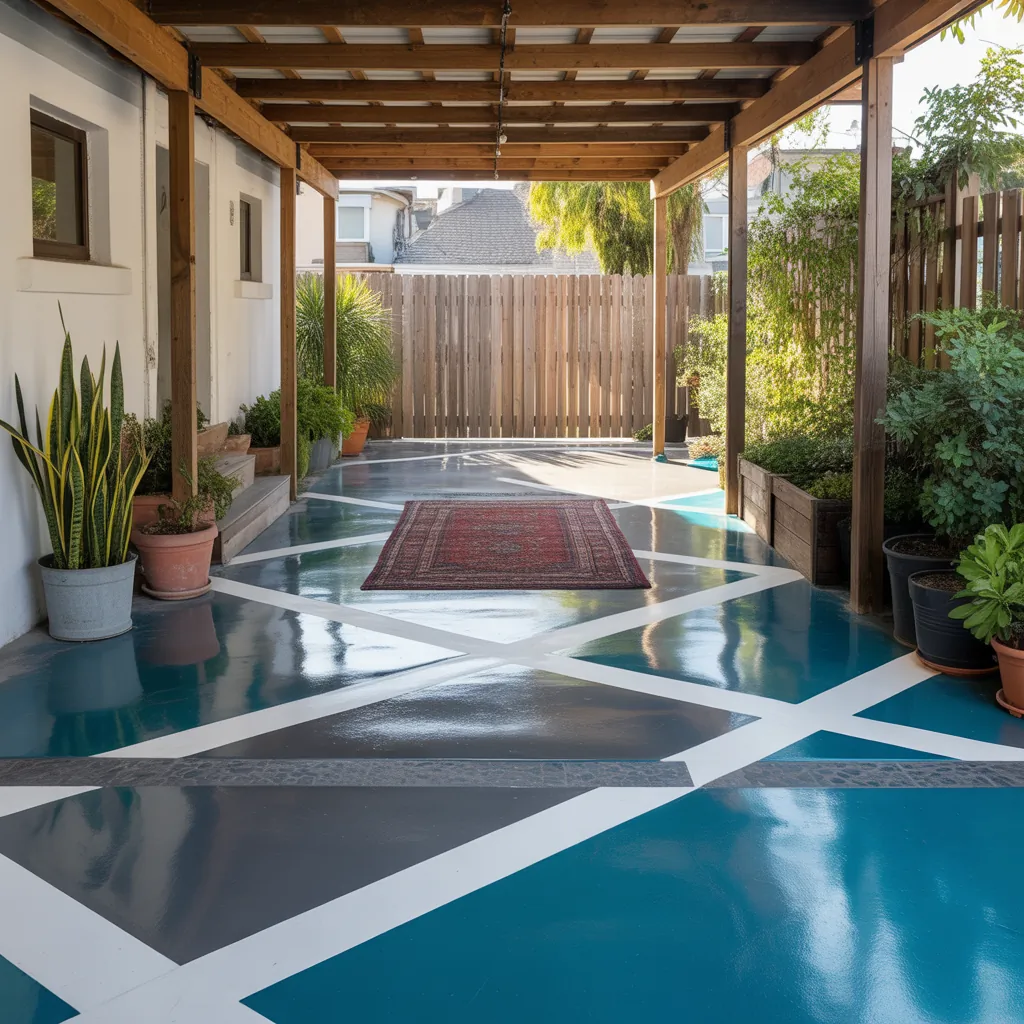 carport floor covering ideas