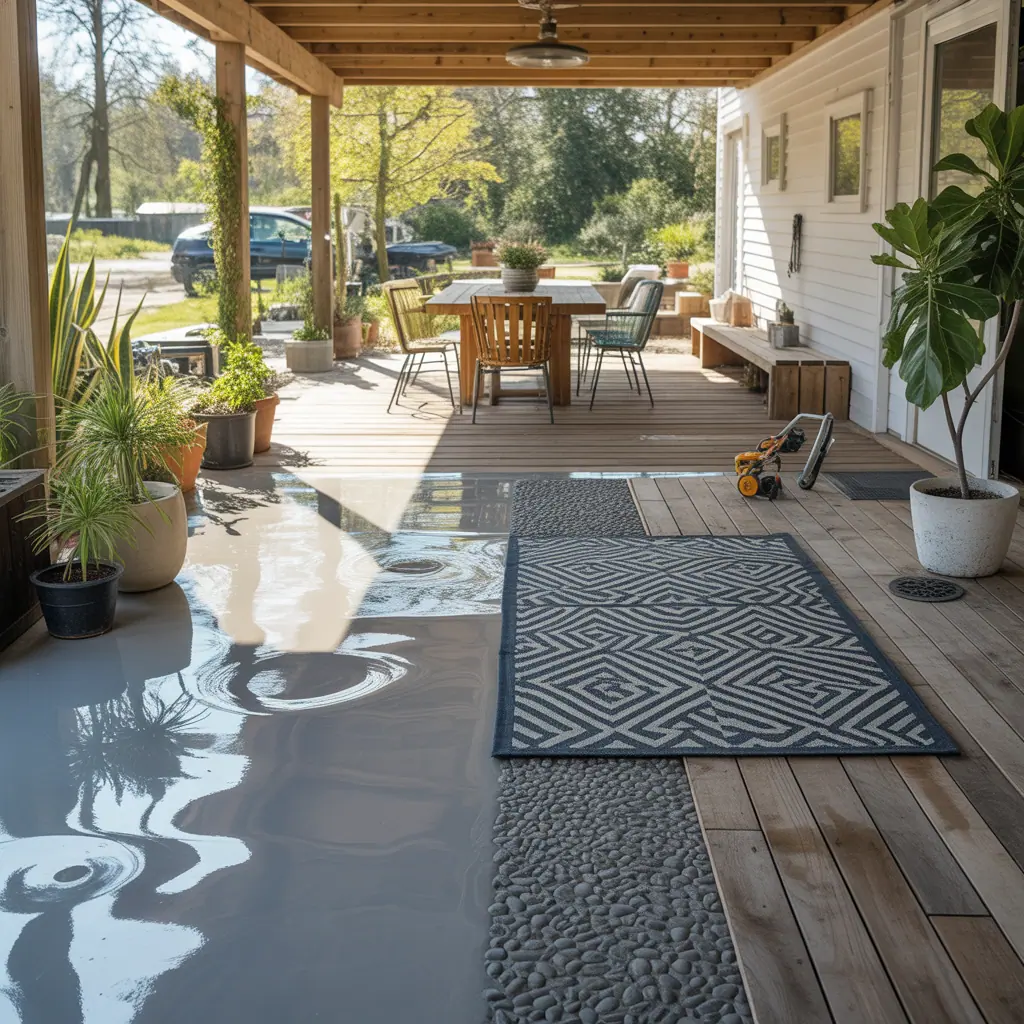 carport floor covering ideas