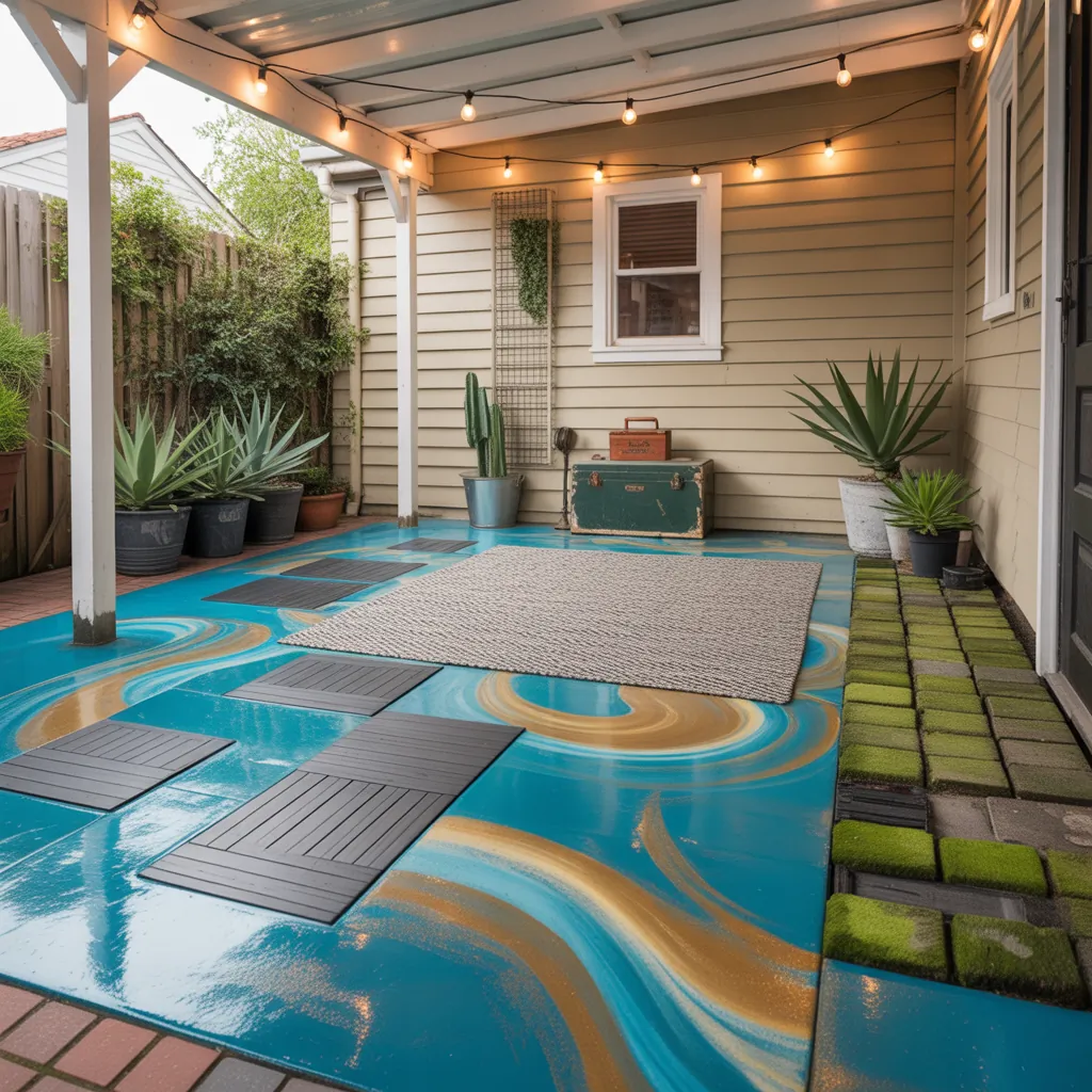 carport floor covering ideas
