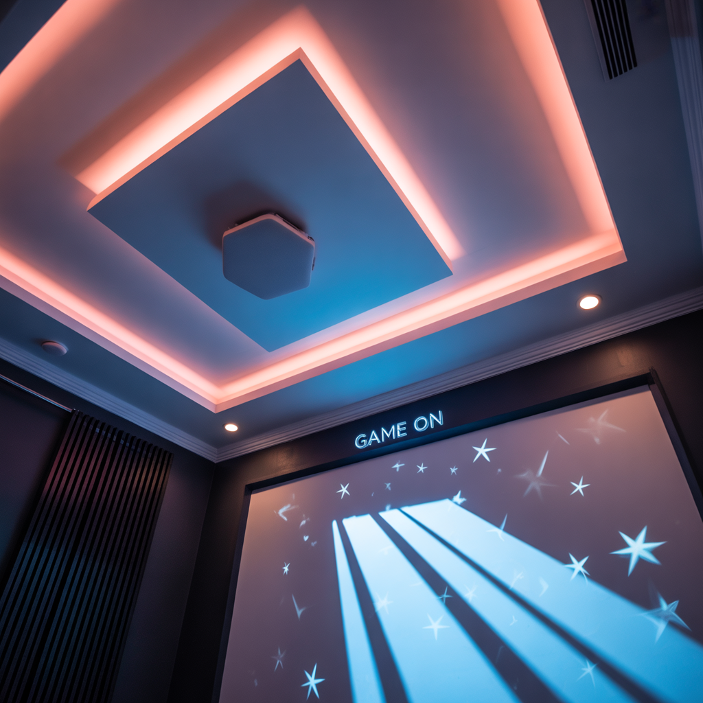 ceiling ideas for gaming room