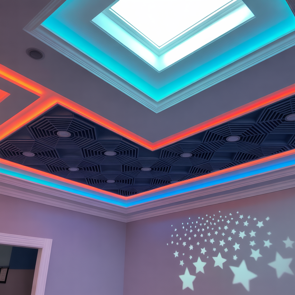ceiling ideas for gaming room