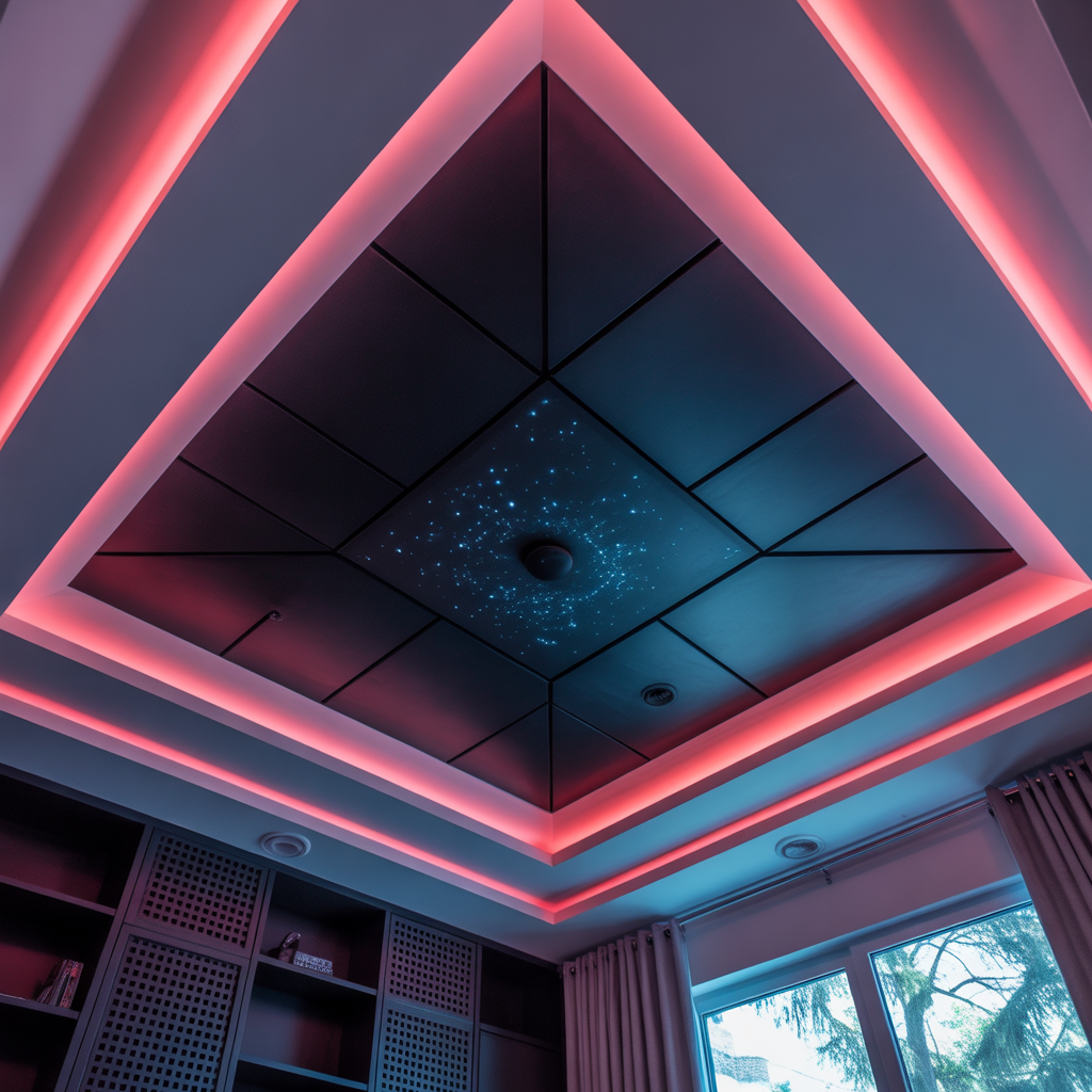 ceiling ideas for gaming room
