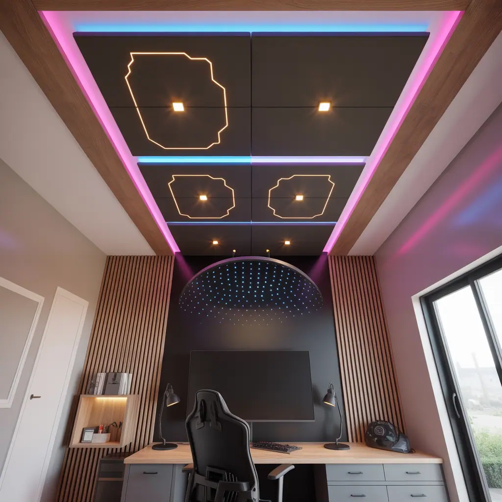 ceiling ideas for gaming room