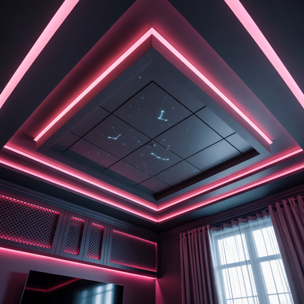 ceiling ideas for gaming room