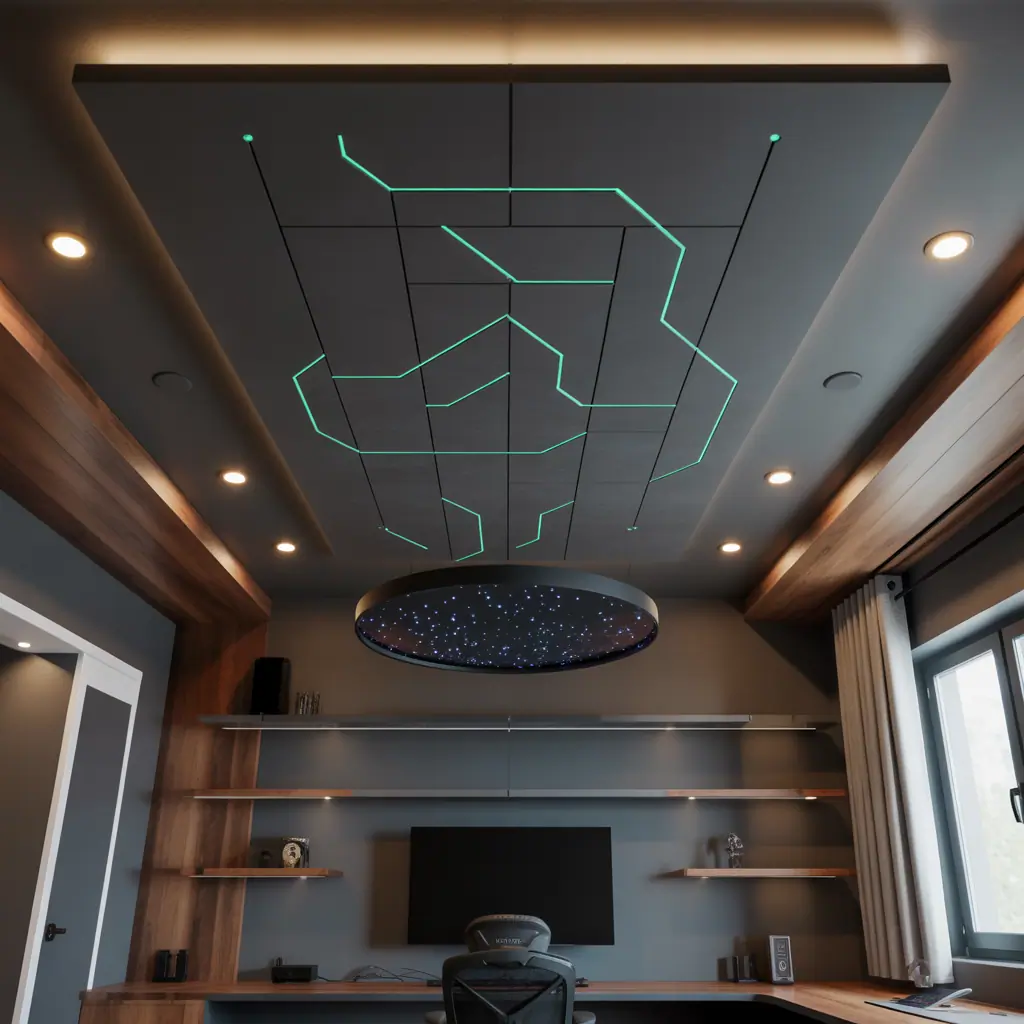 ceiling ideas for gaming room