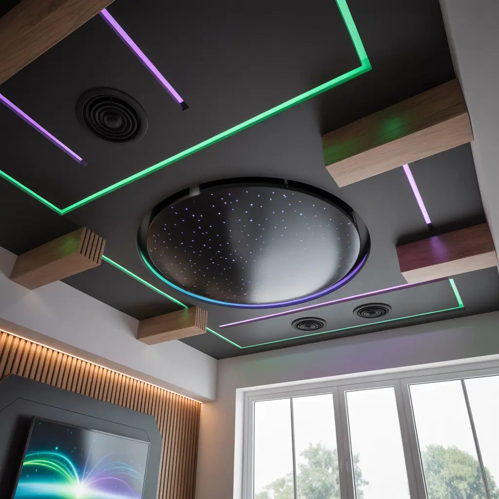 ceiling ideas for gaming room