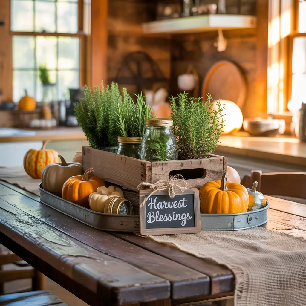 centerpiece ideas farm