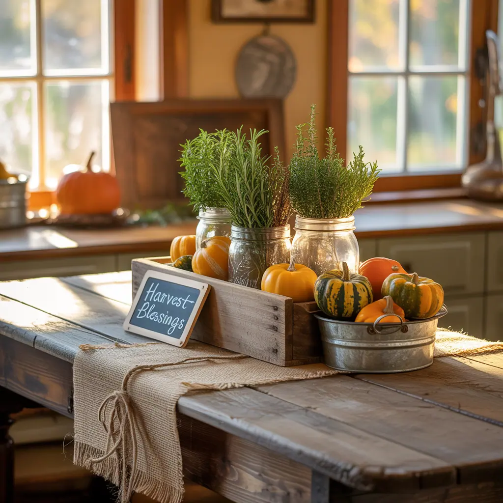 centerpiece ideas farm