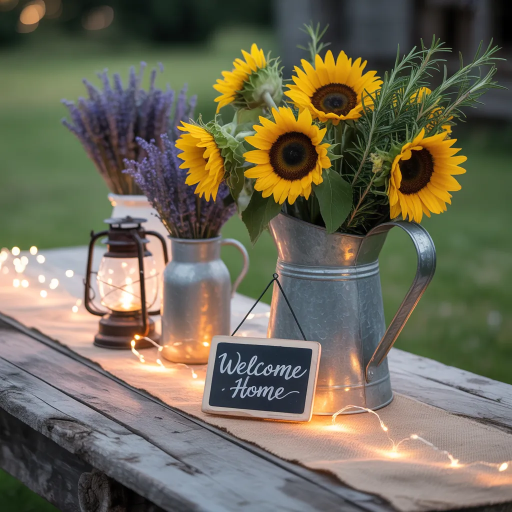 centerpiece ideas farm