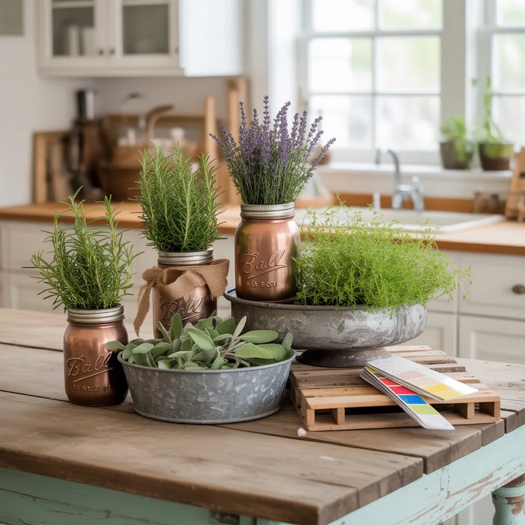centerpiece ideas farm