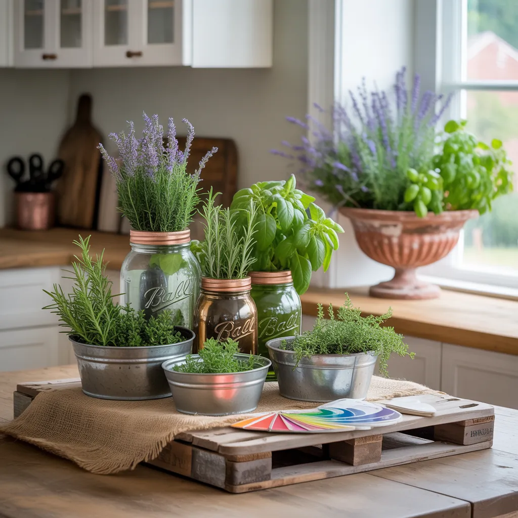 centerpiece ideas farm