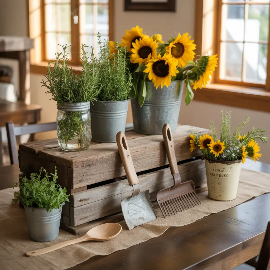centerpiece ideas farm