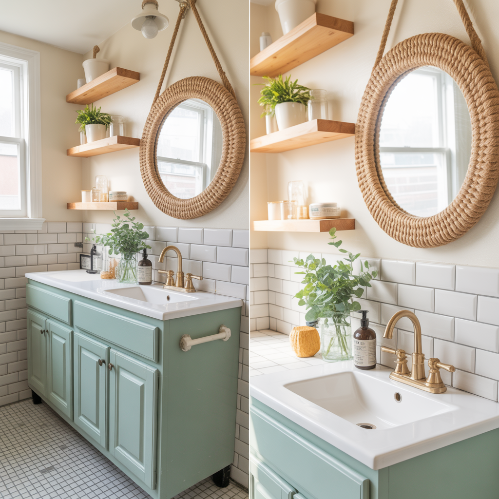 Cheap Bathroom Makeover