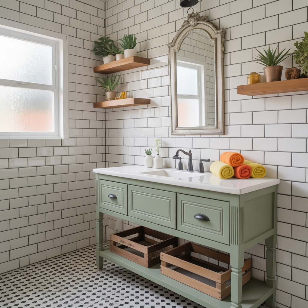 Cheap Bathroom Makeover