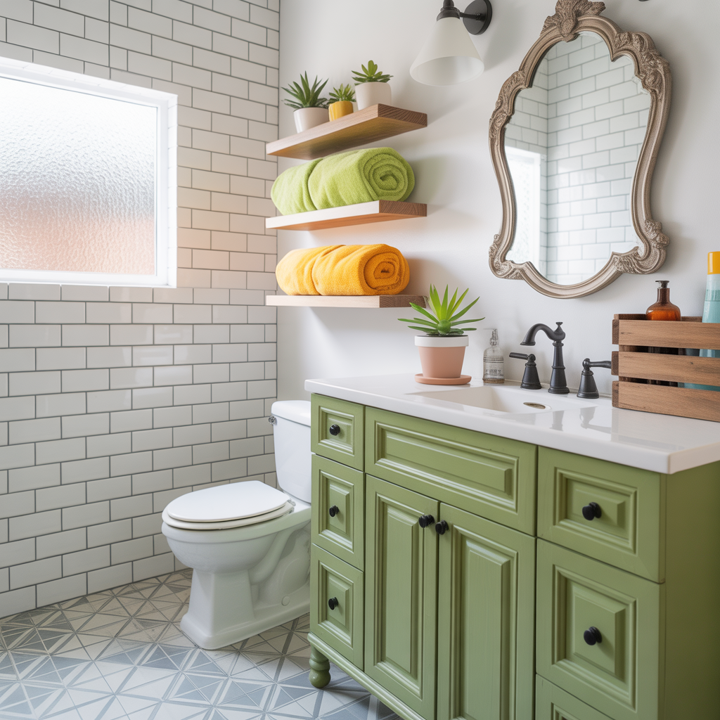 Cheap Bathroom Makeover