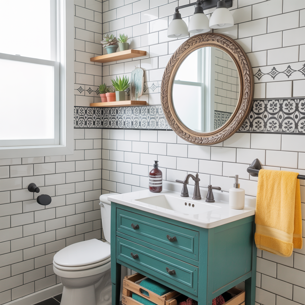 Cheap Bathroom Makeover