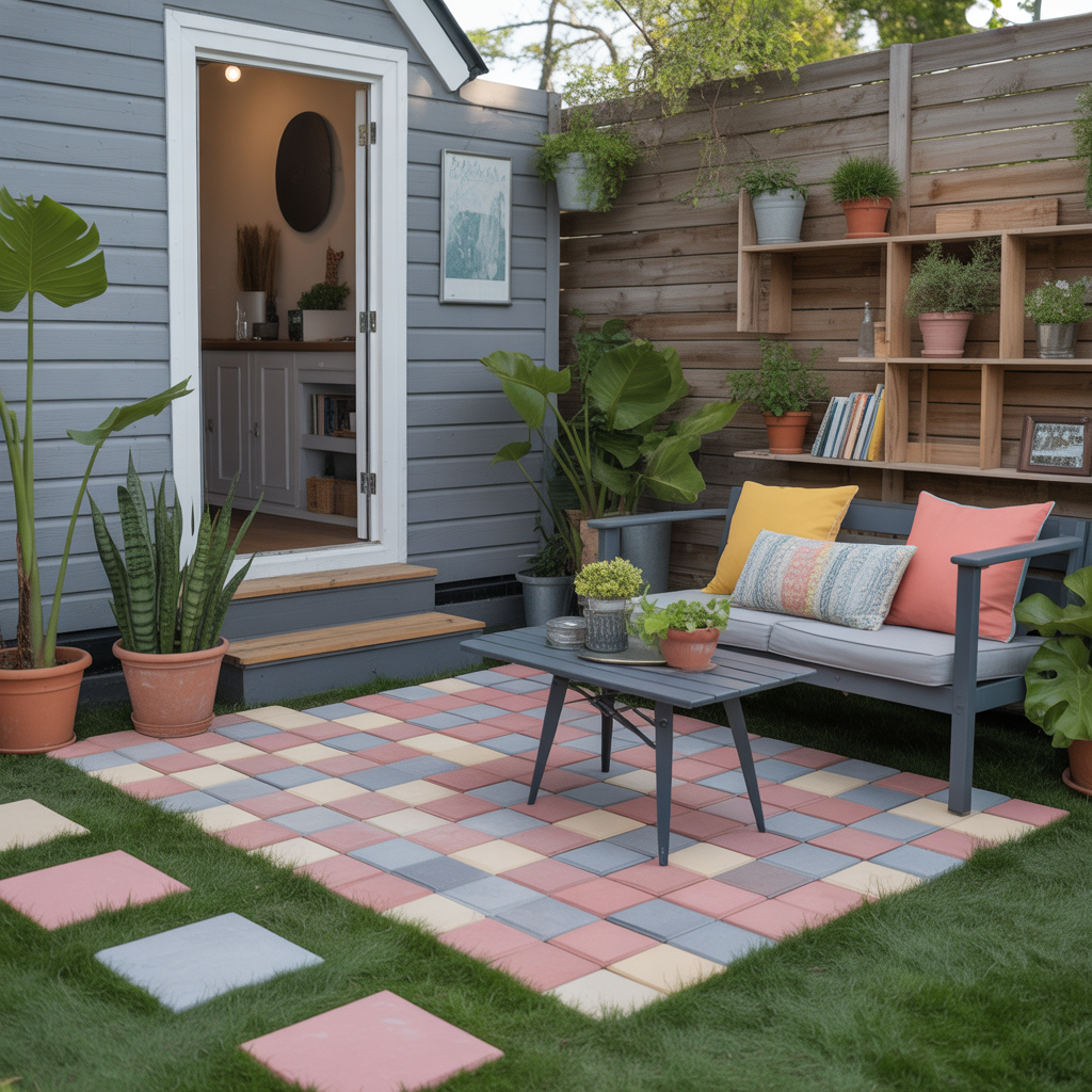 cheap small patio paver projects